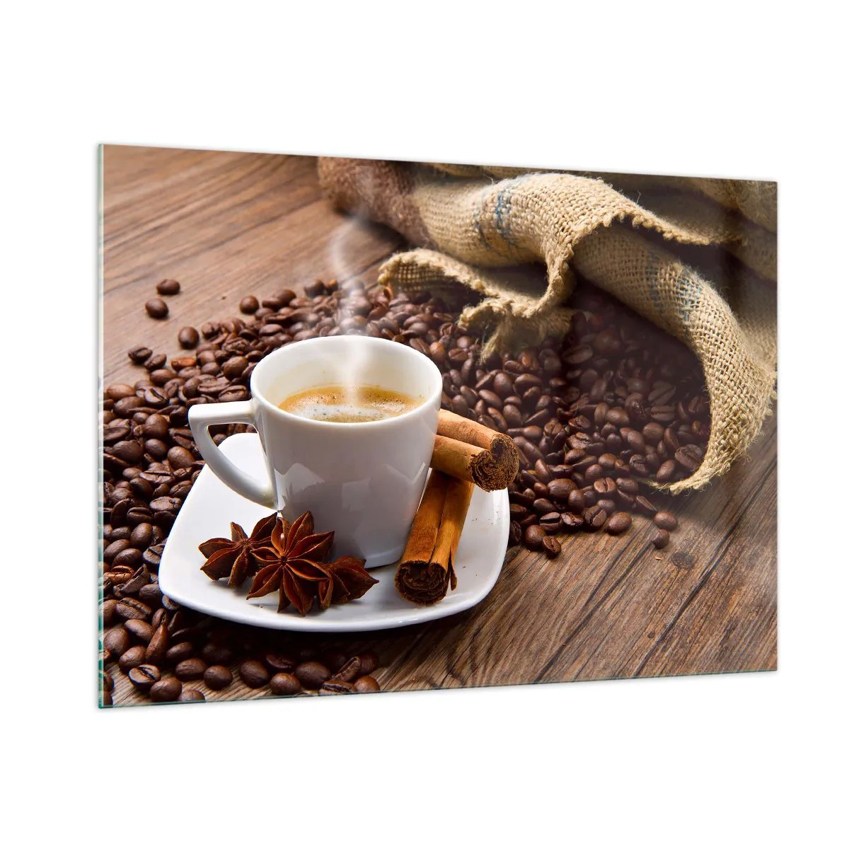 Quadro em vidro - Sabor e aroma picantes - 100x70 cm