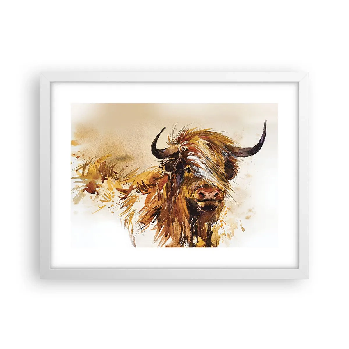 Pôster em moldura branca - Orgulho do caçador - 40x30 cm