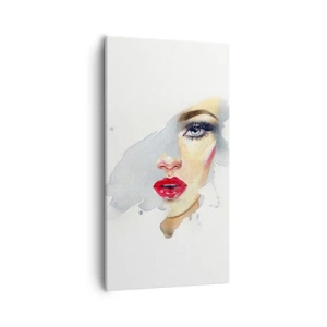 Quadro em tela - Reflexão numa gota de água - 55x100 cm