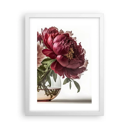Pôster em moldura branca - Em plena floração de beleza - 30x40 cm