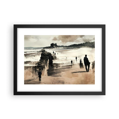 Pôster com moldura preta - Convocados - 40x30 cm