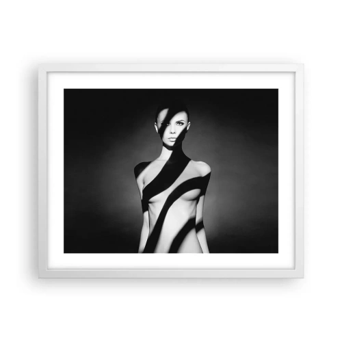 Pôster em moldura branca - No brilho e na sombra - 50x40 cm