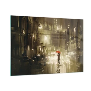 Quadro em vidro - Sozinha, mas não solitária - 100x70 cm