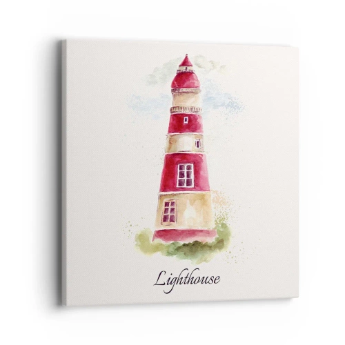 Quadro em tela - Sempre há clima - 40x40 cm