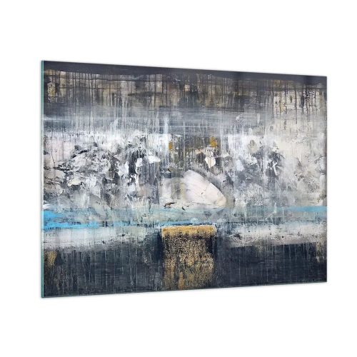 Quadro em vidro - Pelo gelo ou pelo torrão de terra - 100x70 cm