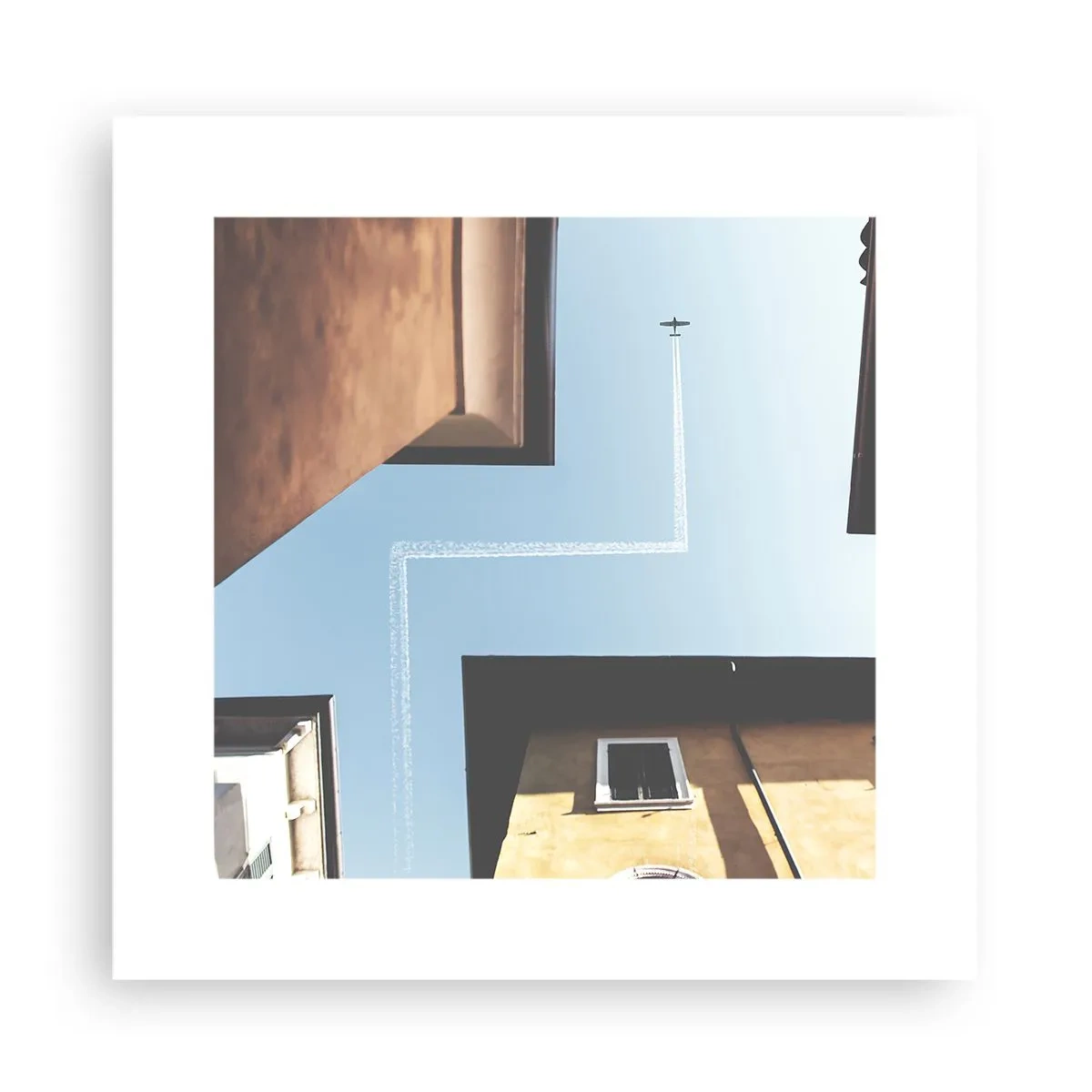 Pôster - Acima do labirinto da cidade - 30x30 cm