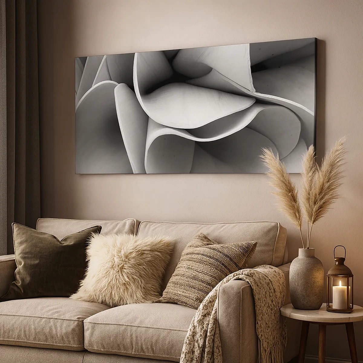 Quadro em tela - Acontece no espaço - 30x30 cm