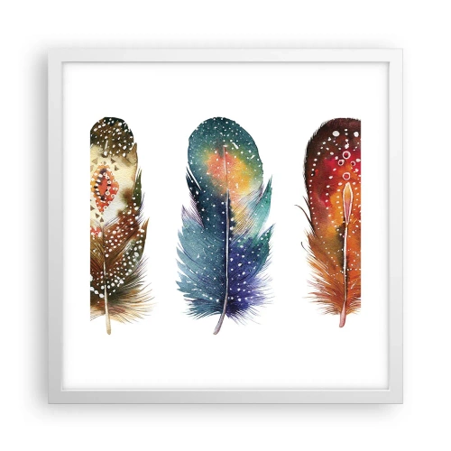 Pôster em moldura branca - Rituais, ritos, mistérios - 40x40 cm