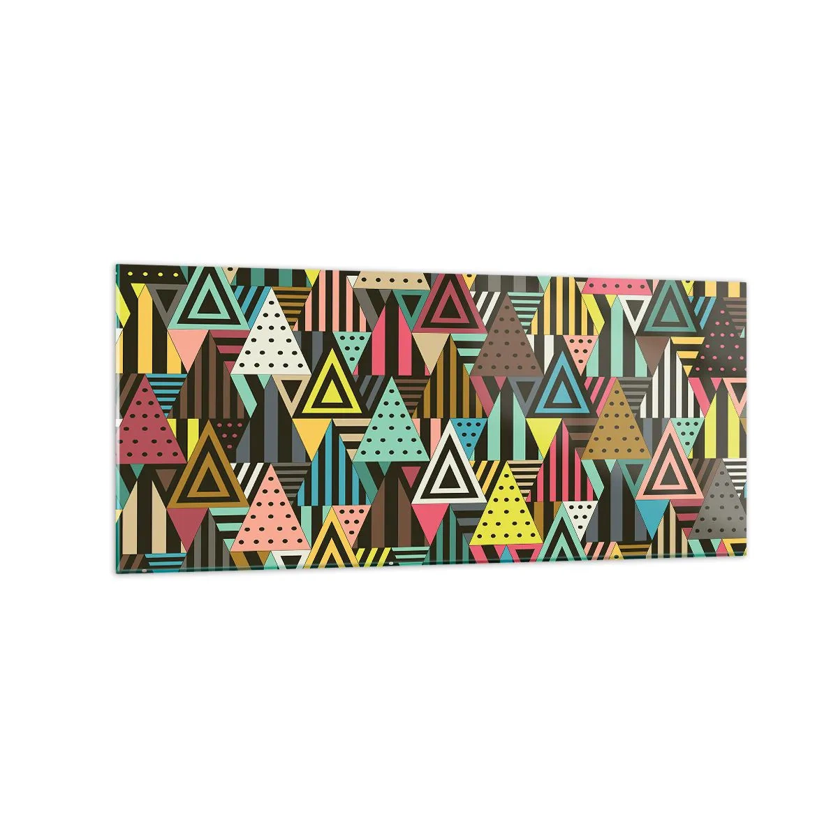 Quadro em vidro - Em ritmo para três - 120x50 cm