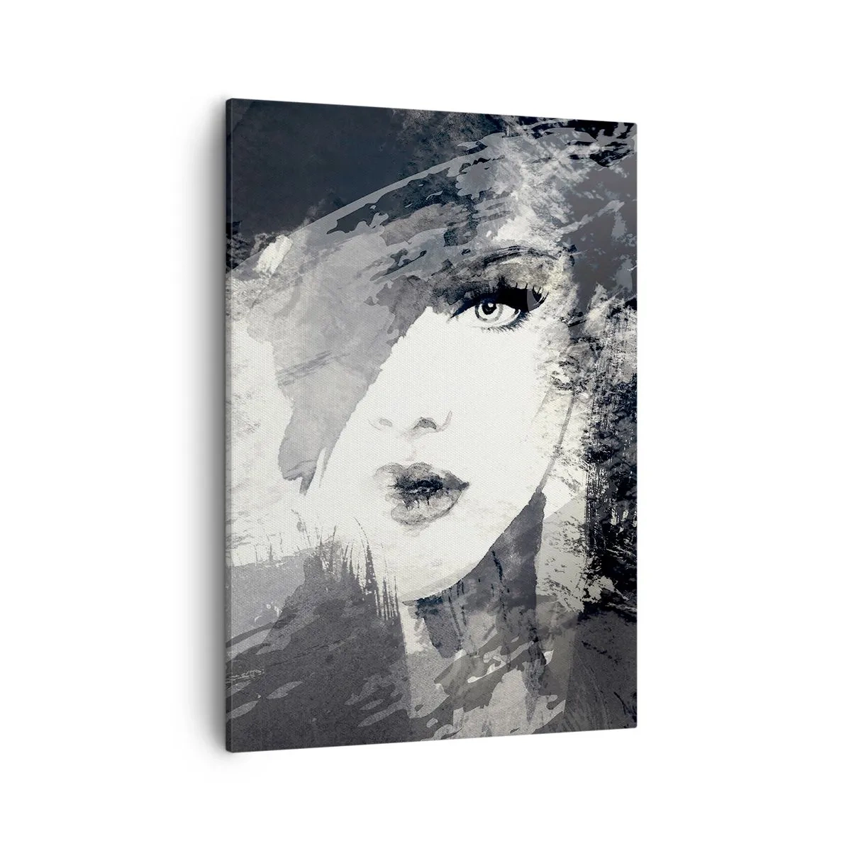 Quadro em tela - Por trás do véu cinzento - 50x70 cm