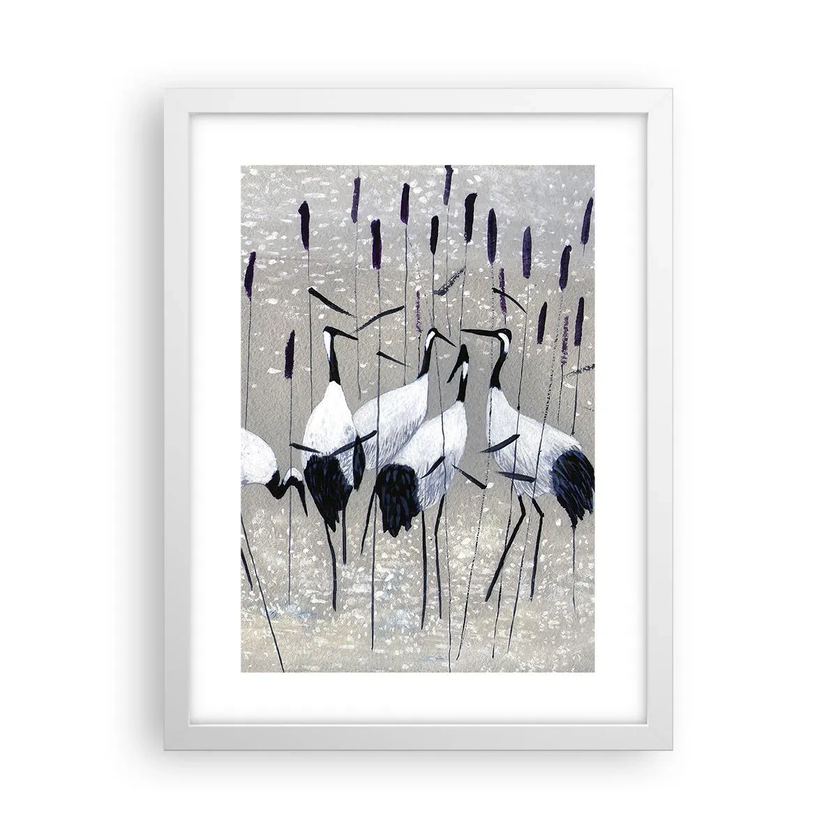 Pôster em moldura branca - Entre os seus - 30x40 cm