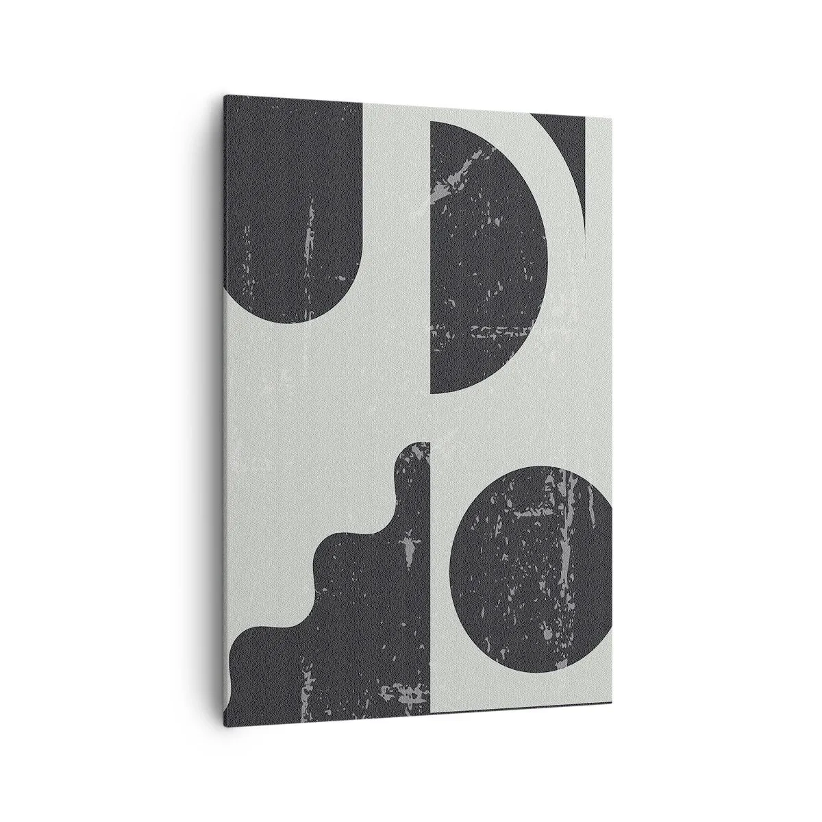 Quadro em tela - Composição acima e abaixo - 70x100 cm