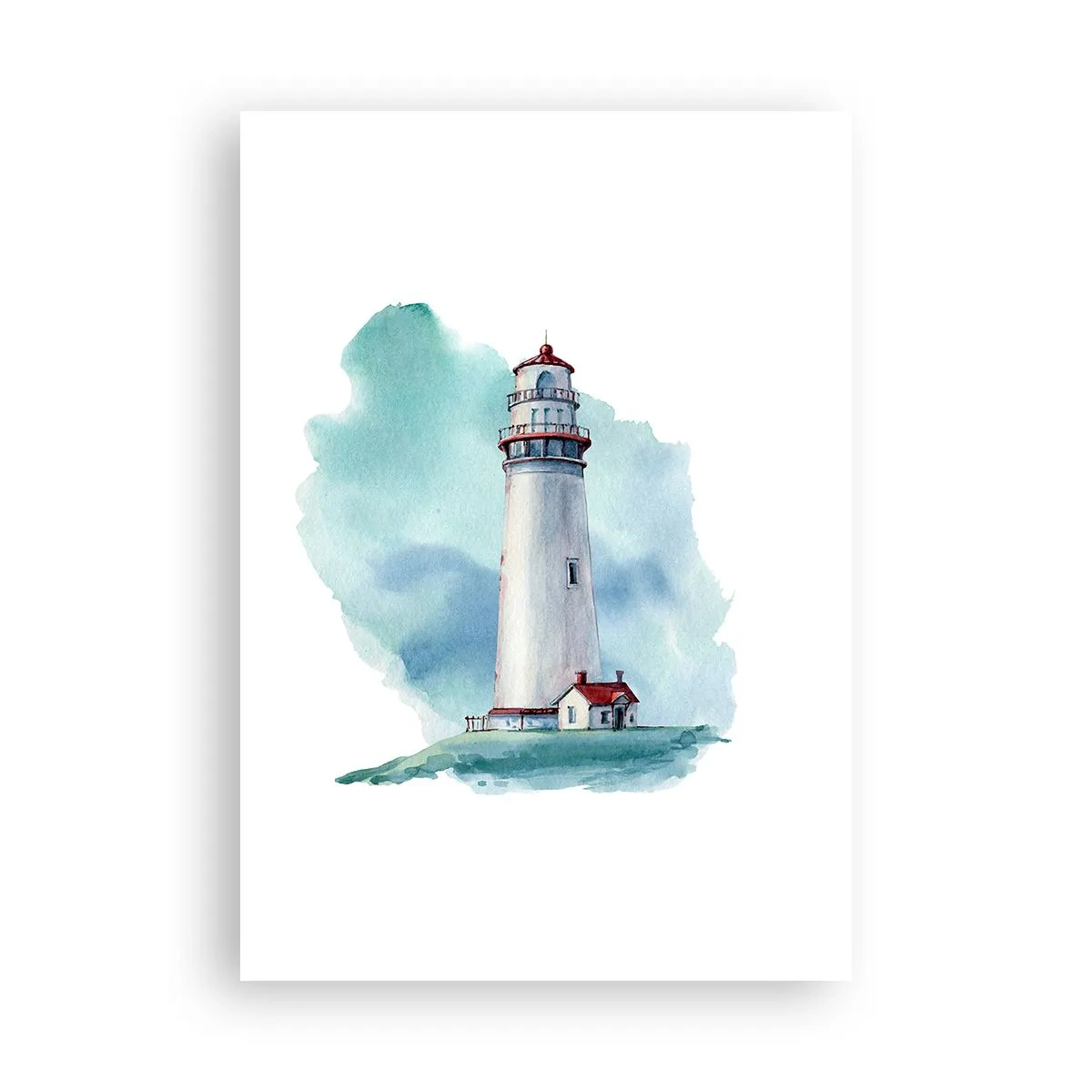 Pôster - A gentil irmã do azul - 70x100 cm