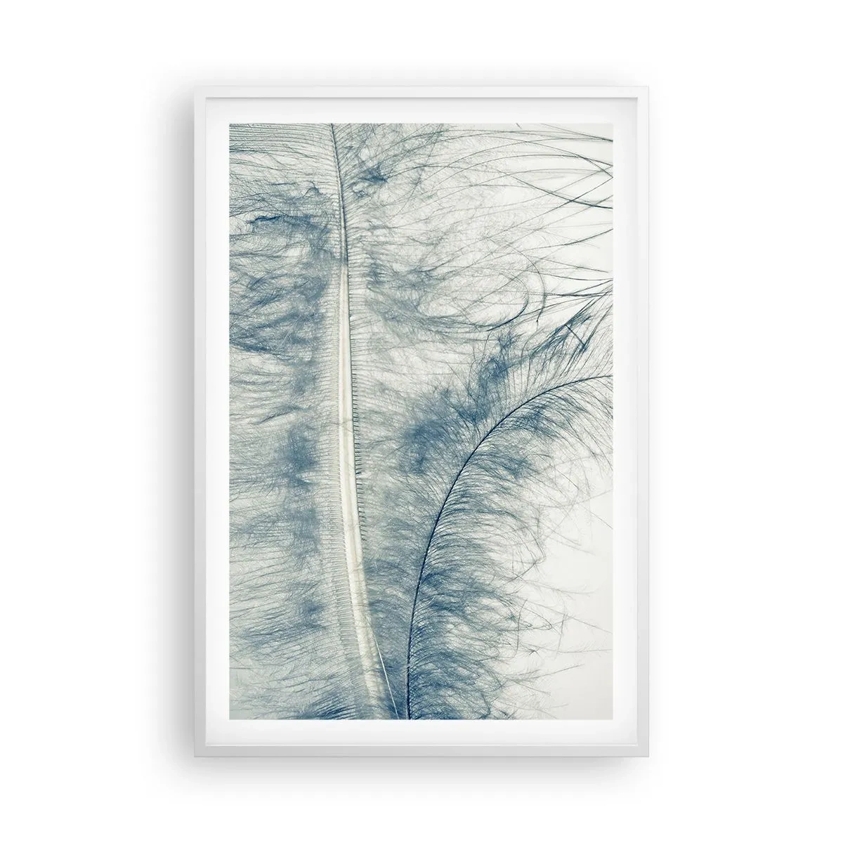Pôster em moldura branca - O sussurro da natureza - 61x91 cm