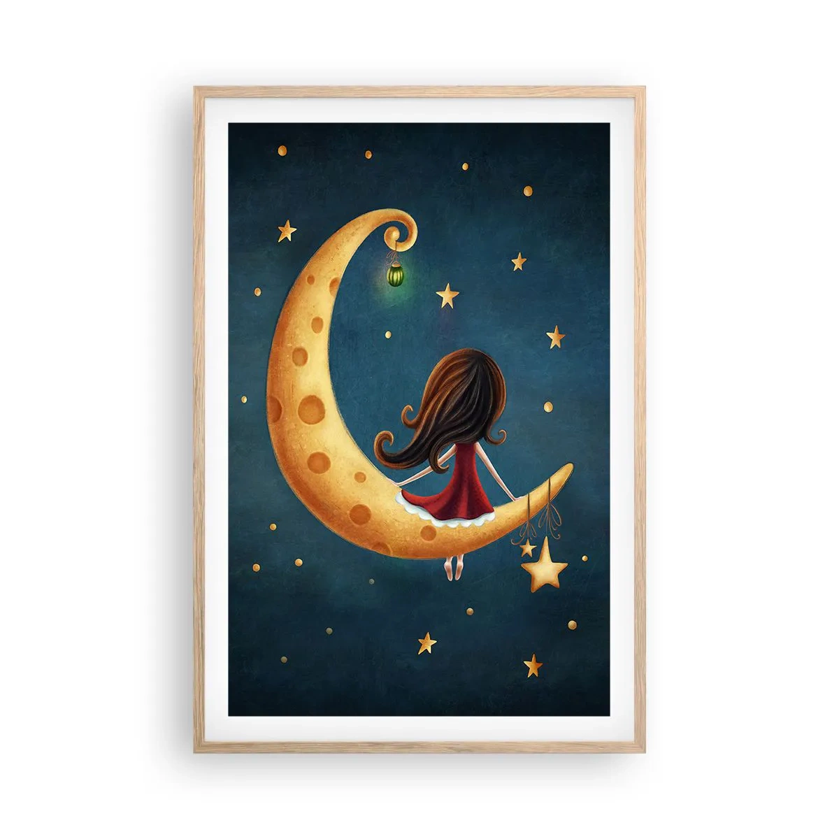 Pôster com moldura de carvalho claro - Uma vez... - 61x91 cm