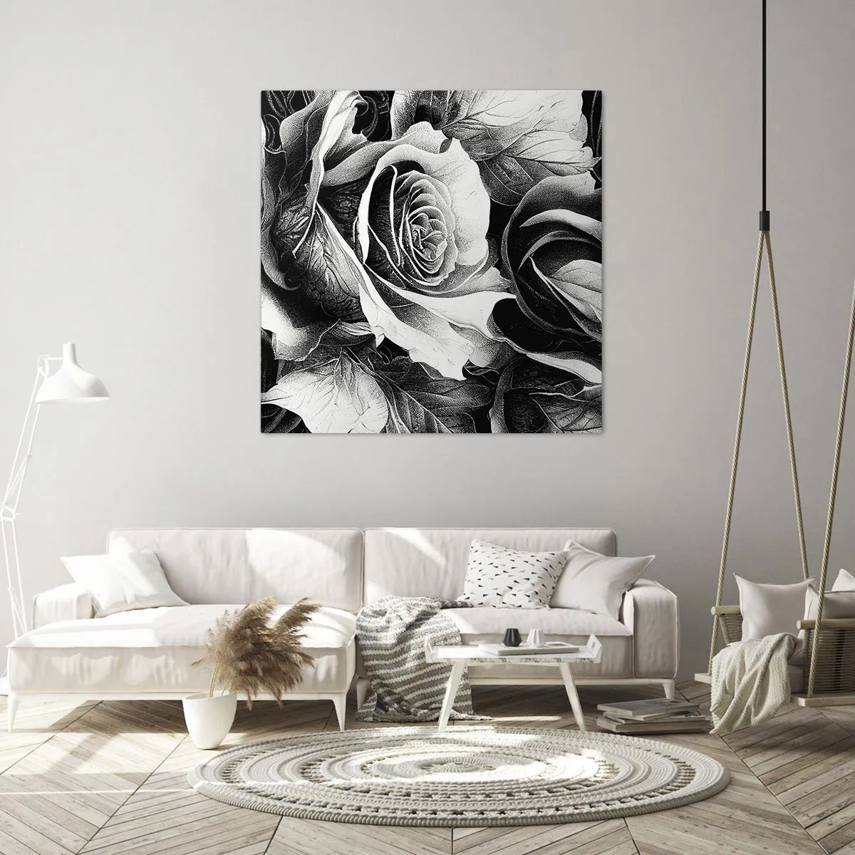 Quadro em tela - Sempre uma rainha - 30x30 cm