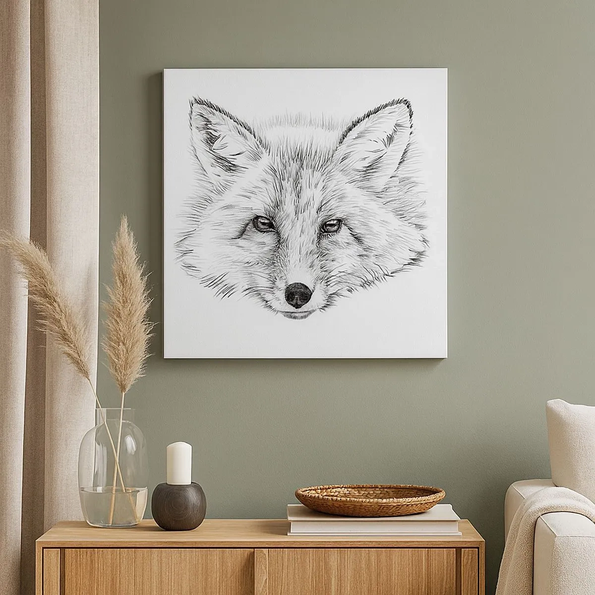 Quadro em tela - Esses olhos podem mentir? - 30x30 cm