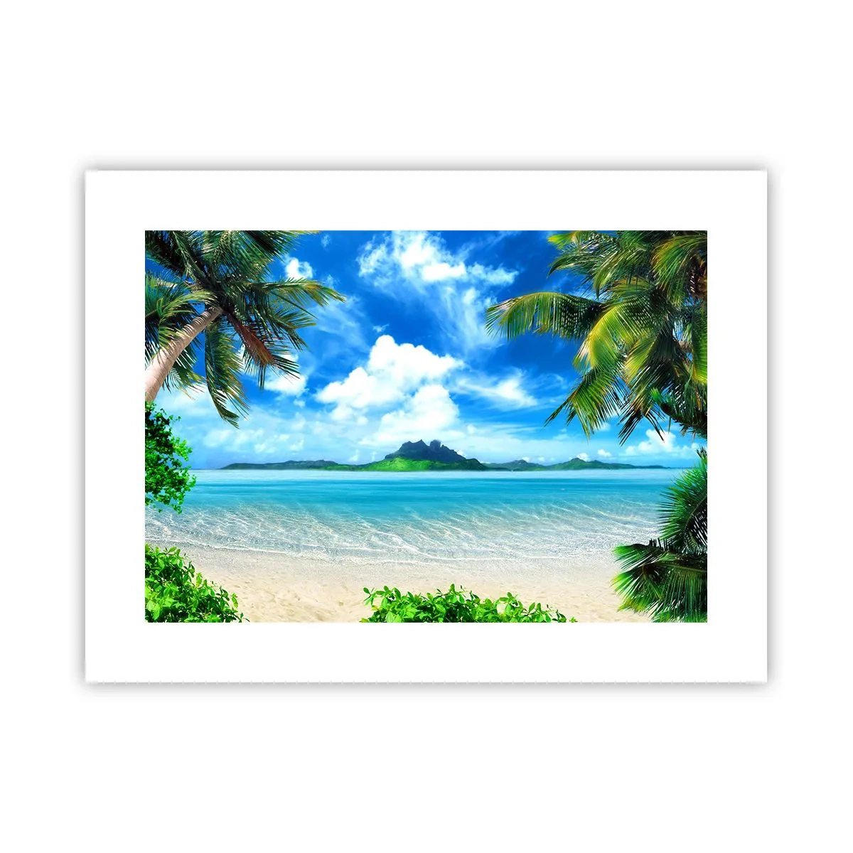 Pôster - O azul dos trópicos - 40x30 cm