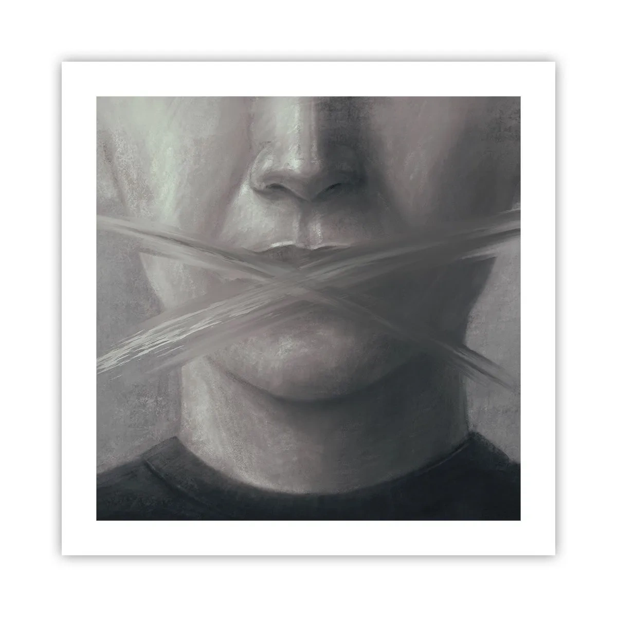 Pôster - Nem uma palavra - 50x50 cm