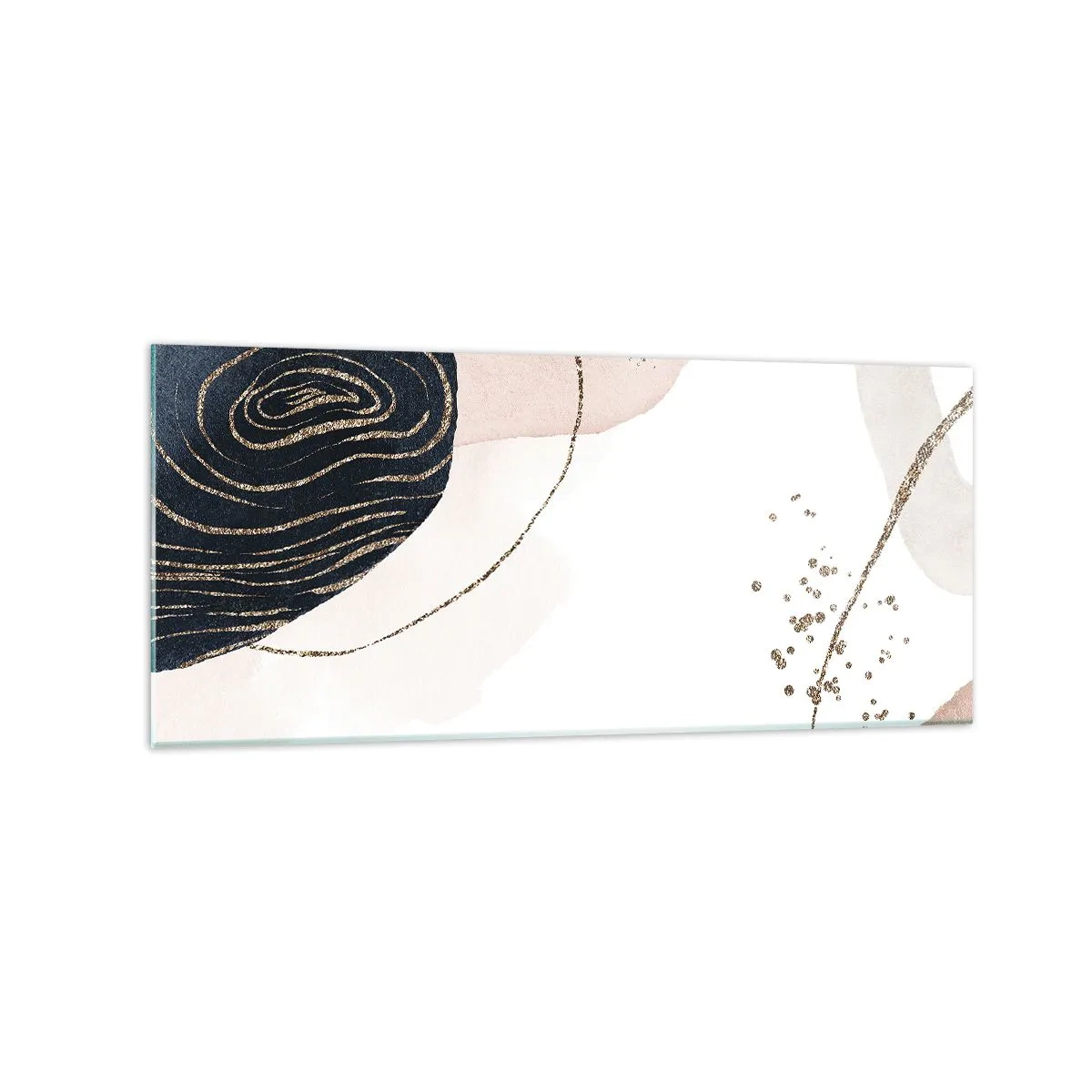 Quadro em vidro - Tudo flui - 120x50 cm