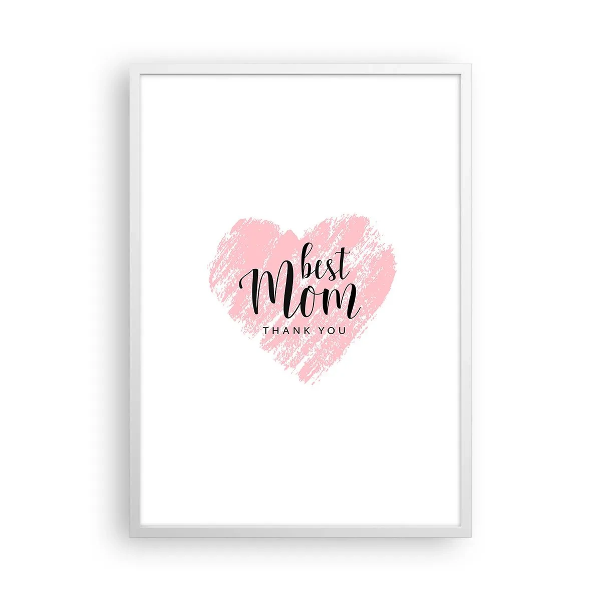 Pôster em moldura branca - Sempre o momento certo - 50x70 cm