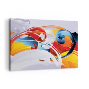 Quadro em tela - A dança dos elementos da natureza - 120x80 cm