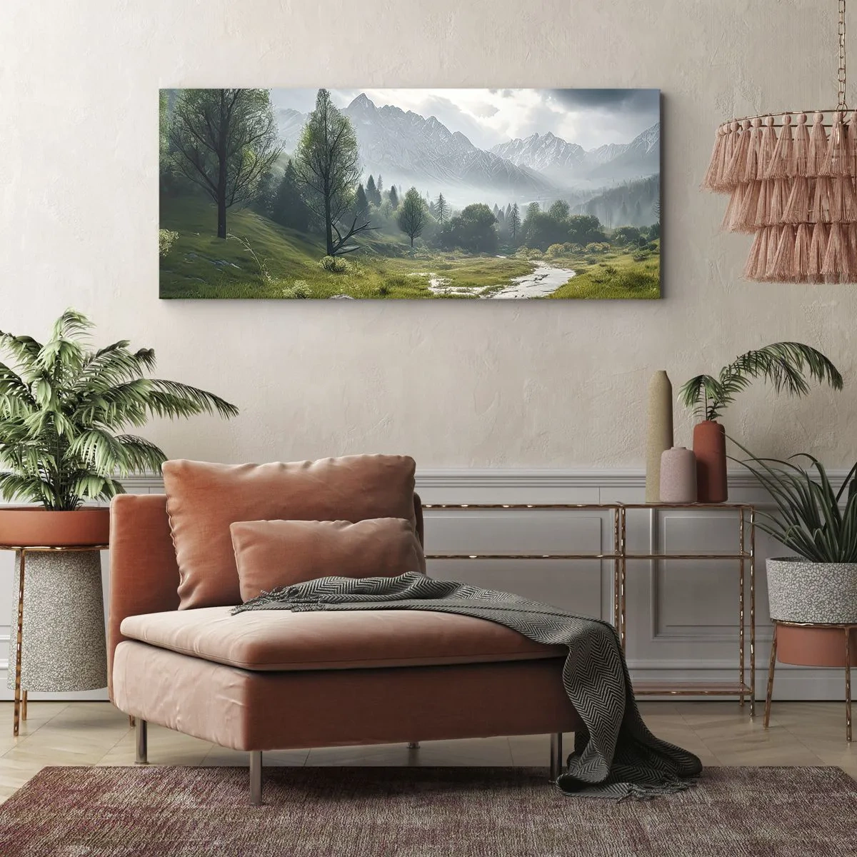 Quadro em tela - Ida e volta - 140x50 cm