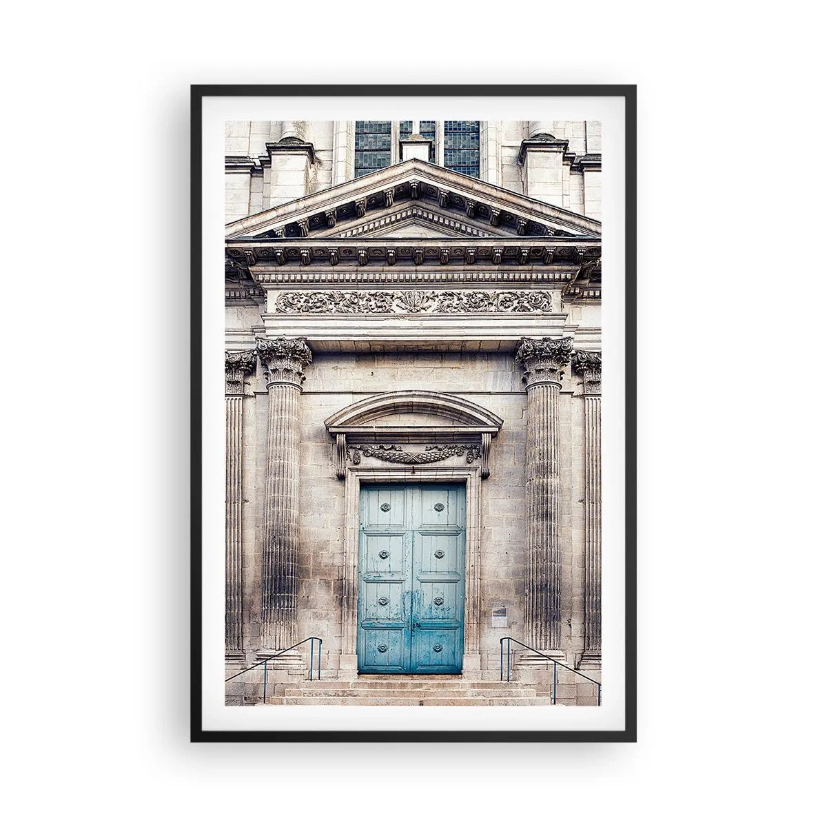 Pôster com moldura preta - A porta de entrada para o mundo do espírito - 61x91 cm