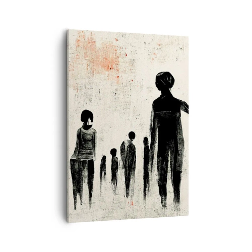 Quadro em tela - Contra a solidão - 50x70 cm