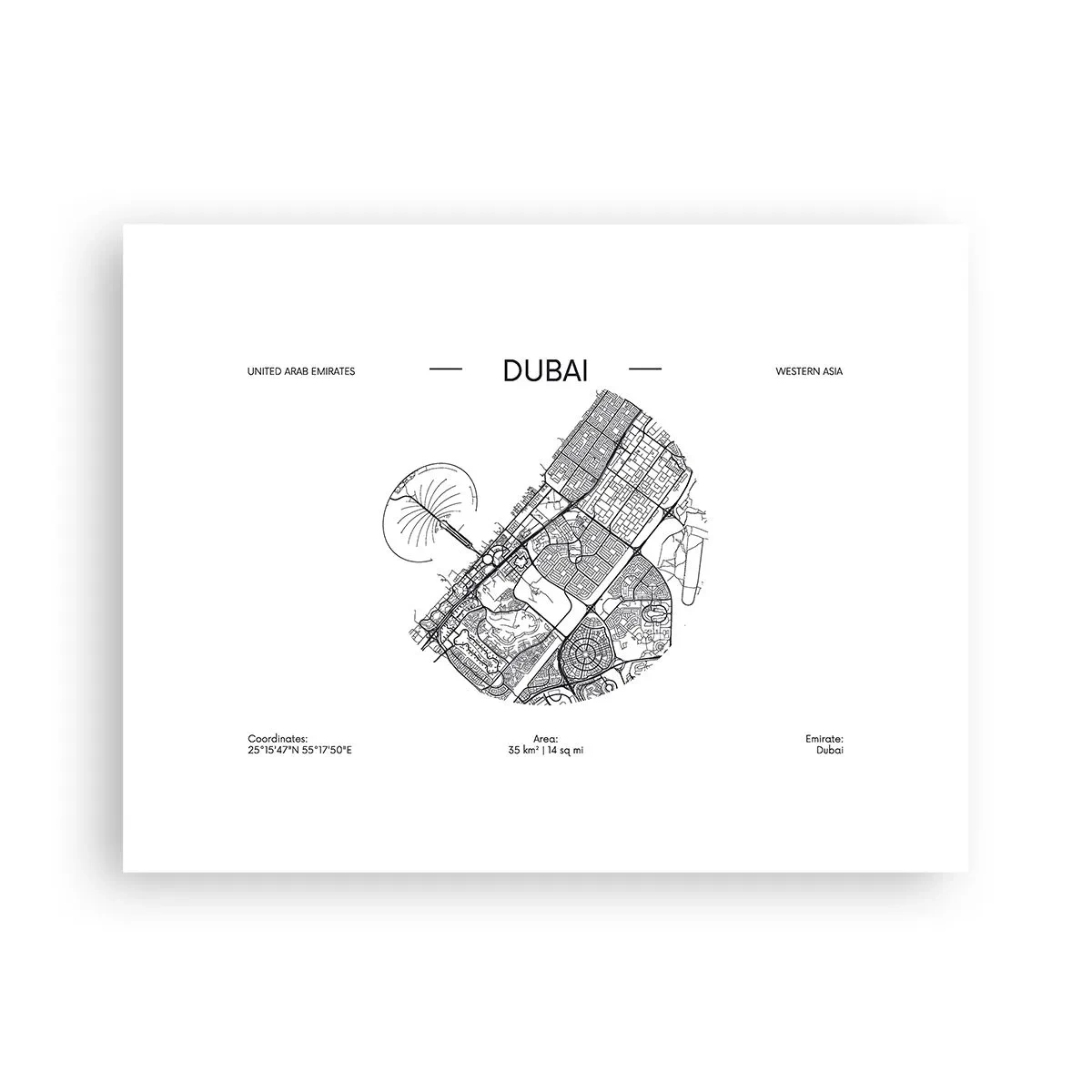 Pôster - Anatomia de Dubai - 40x30 cm