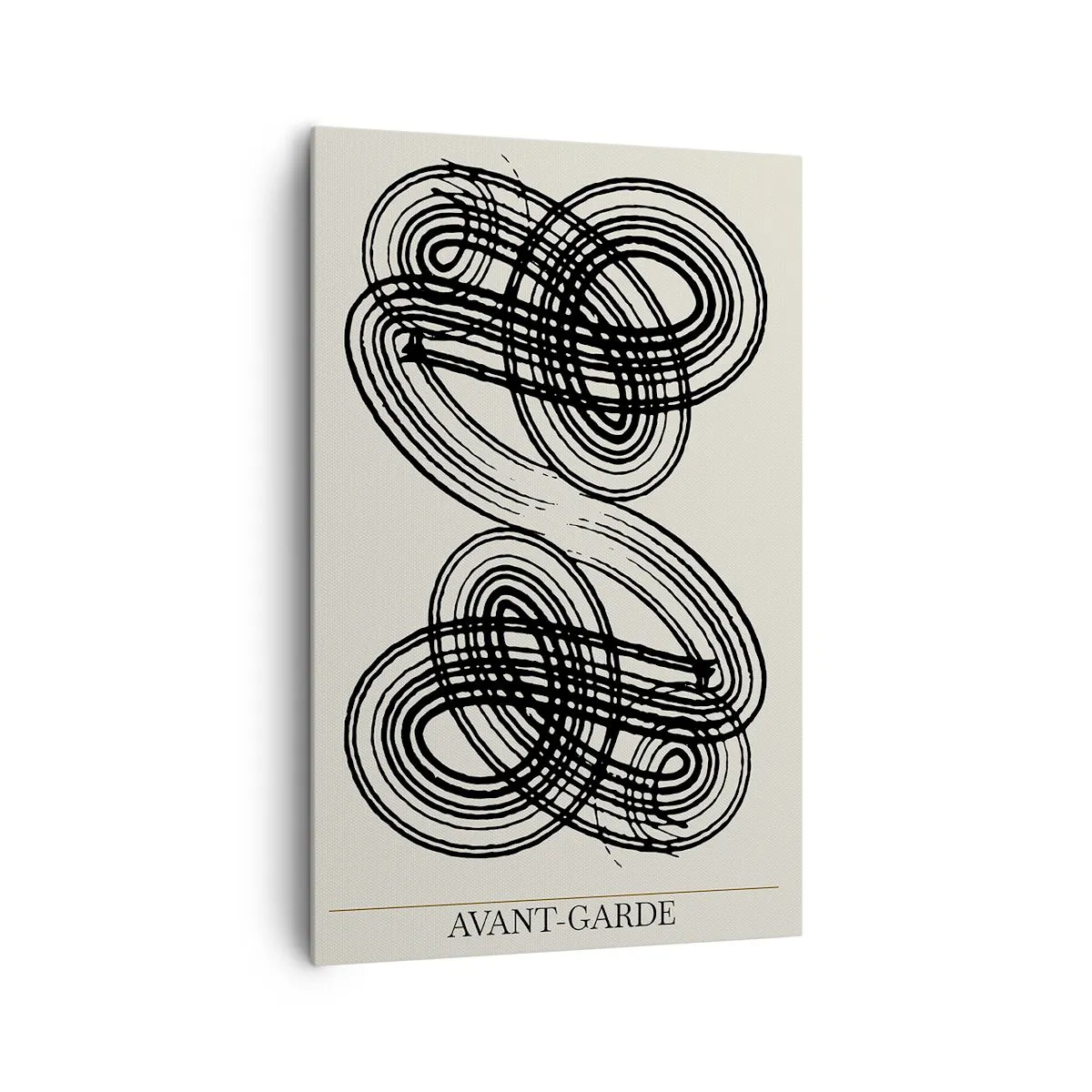 Quadro em tela - Saiu espontaneamente - 80x120 cm