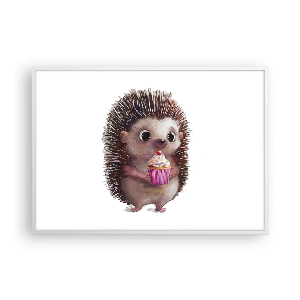 Pôster em moldura branca - A celebração é diária - 100x70 cm