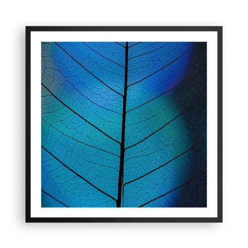 Pôster com moldura preta - Construção complexa - 60x60 cm