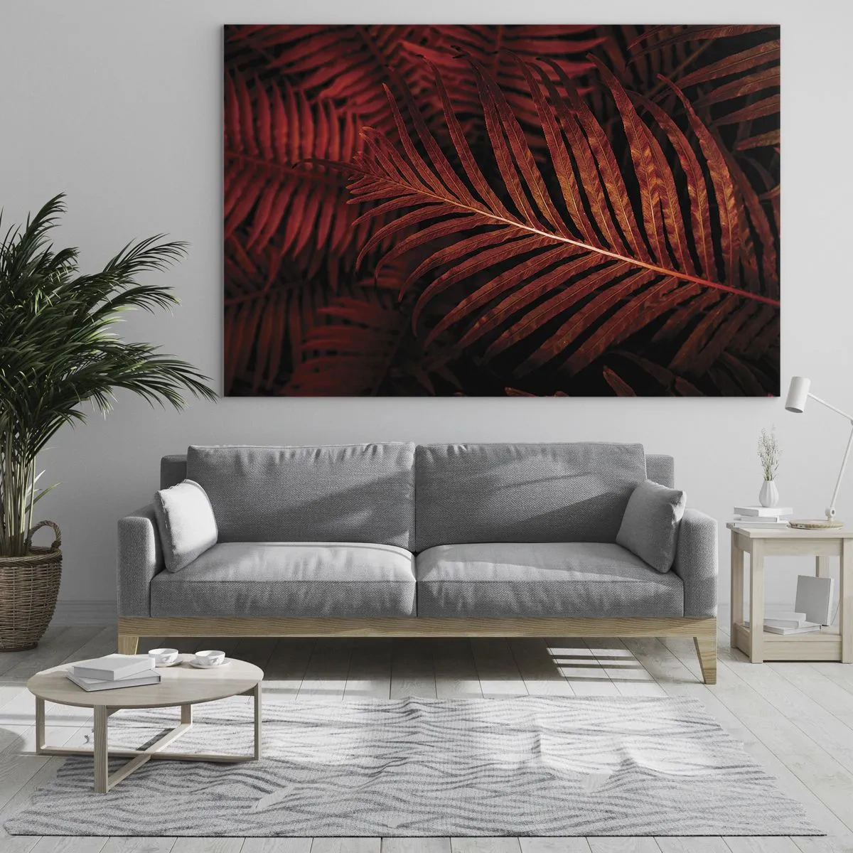 Quadro em vidro - O calor da vida - 100x70 cm