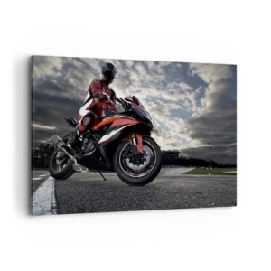 Quadro em tela - Cavaleiro das Trevas - 120x80 cm