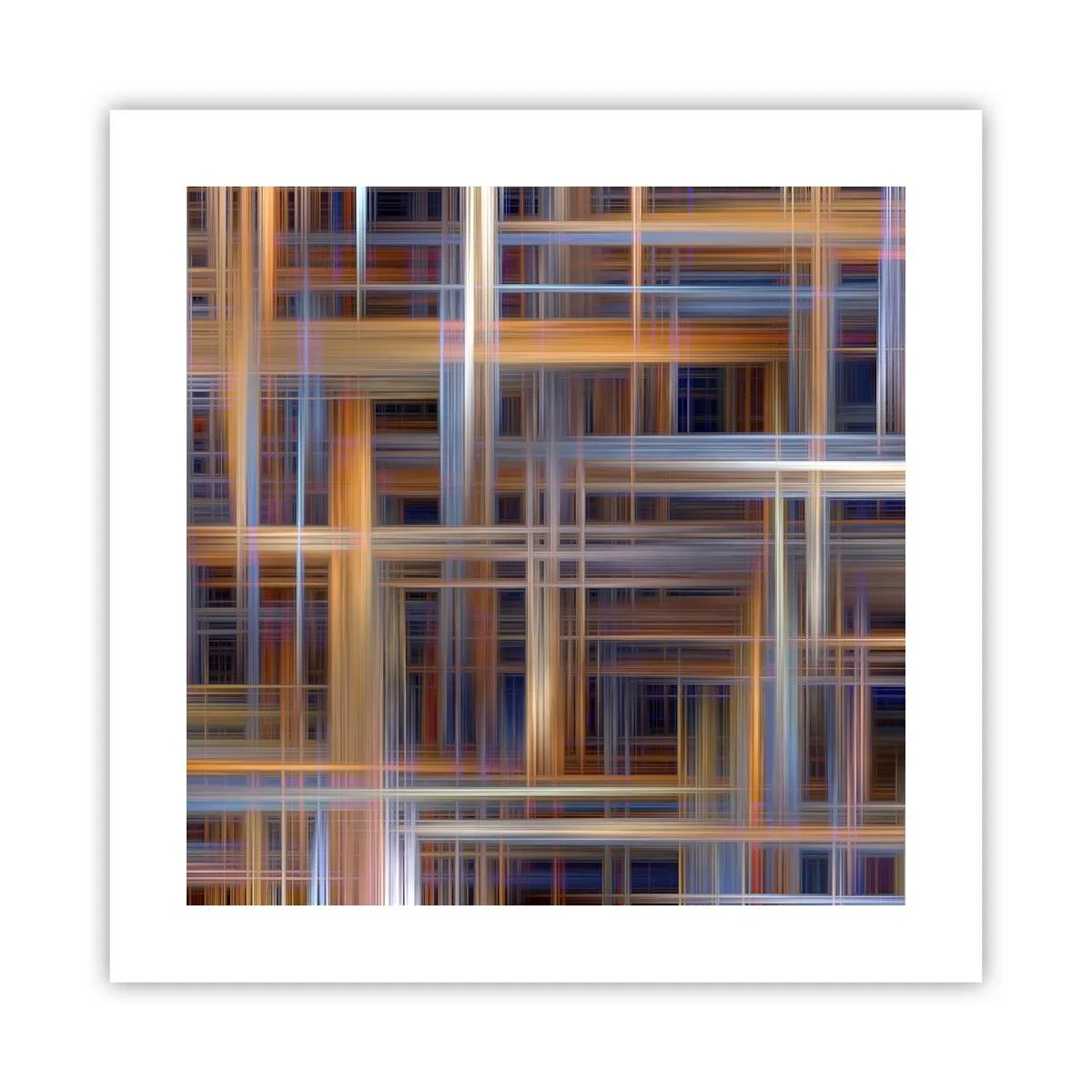 Pôster - Tecido de luz - 40x40 cm