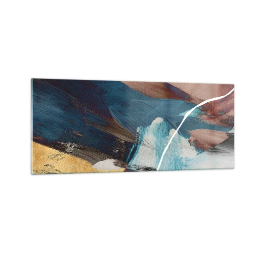 Quadro em vidro - Com elegância e energia - 100x40 cm