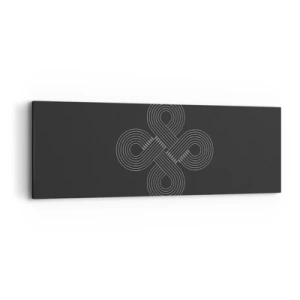 Quadro em tela - No espírito celta - 90x30 cm