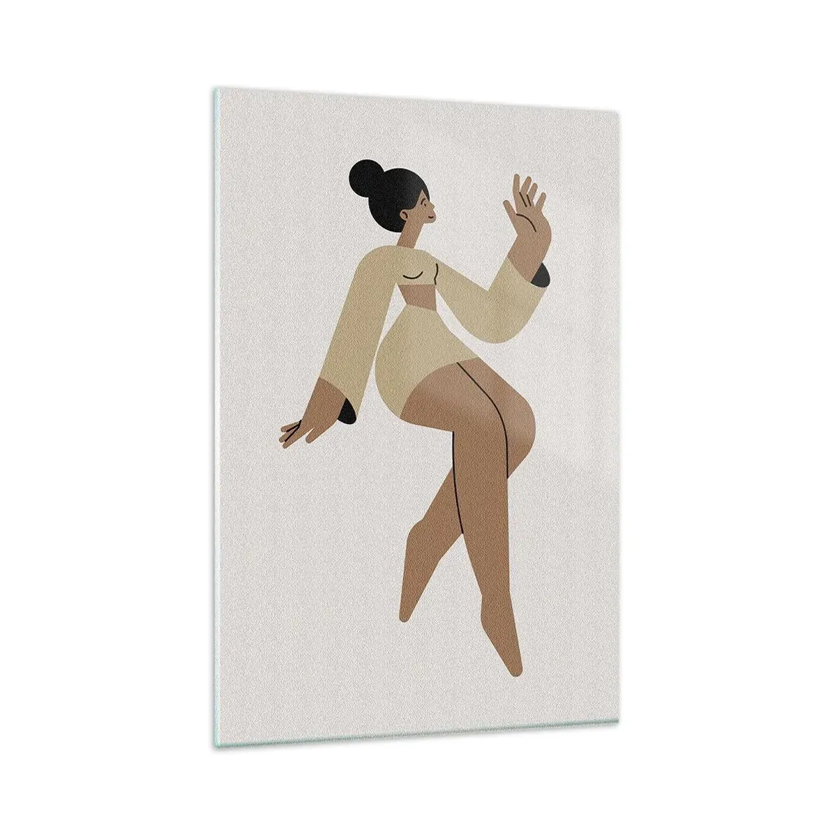 Quadro em vidro - Uma forma graciosa - 80x120 cm