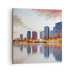 Quadro em tela - A tranquilidade monumental de Paris - 50x50 cm