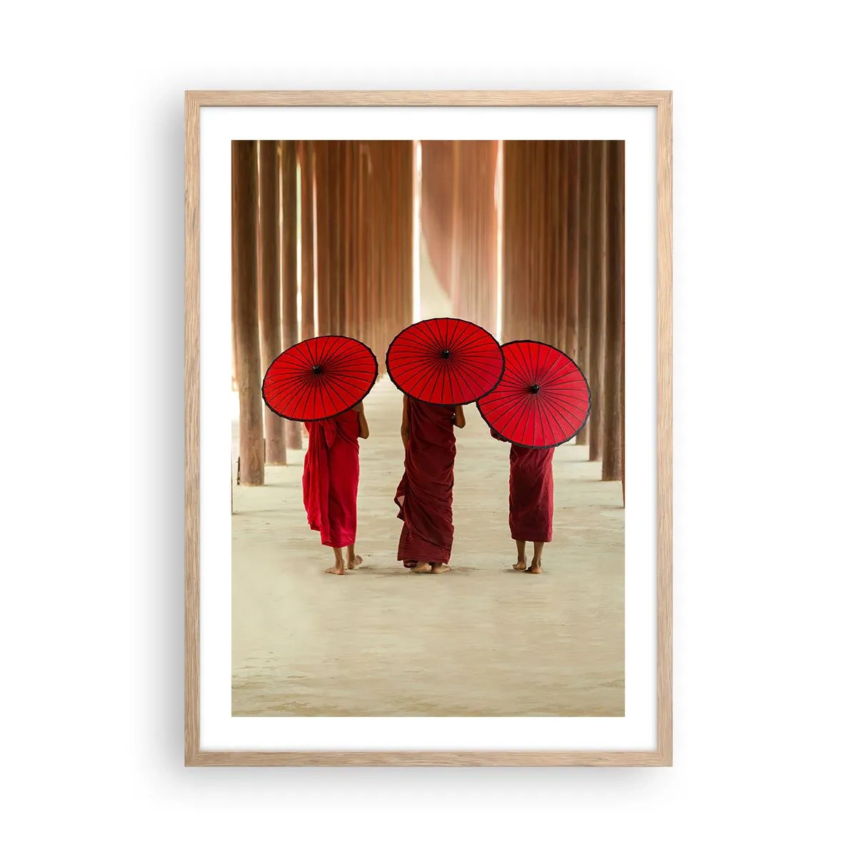 Pôster com moldura de carvalho claro - A caminho da Terra Pura - 50x70 cm