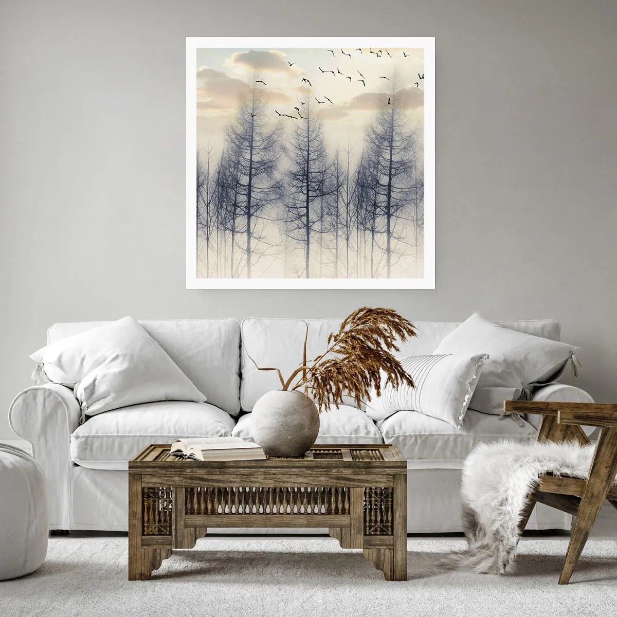 Pôster - Espíritos florestais - 40x40 cm