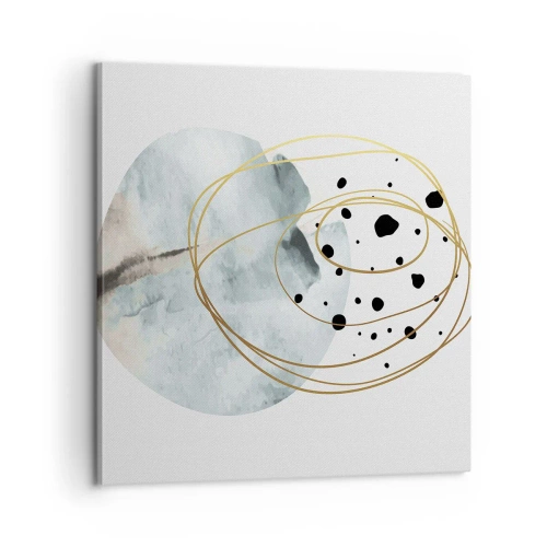 Quadro em tela - No abraço ao espaço - 60x60 cm