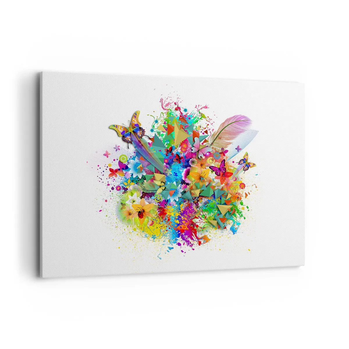 Quadro em tela - Um ramo de alegria - 100x70 cm