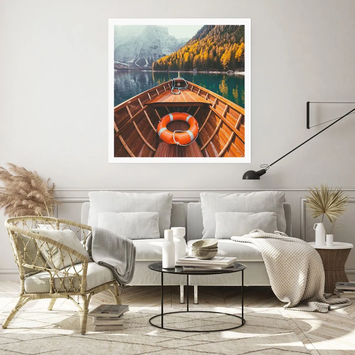 Pôster - Excursão na montanha - 40x40 cm