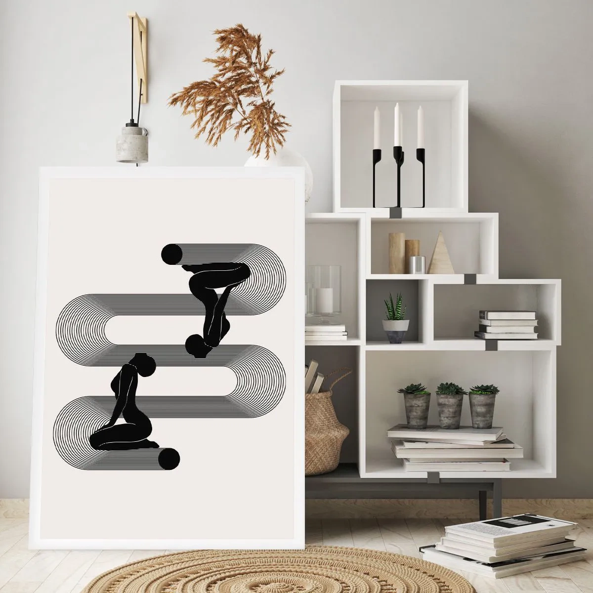 Pôster - Simetria sensual - 50x70 cm