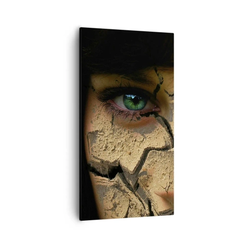 Quadro em tela - Admiração e medo ao mesmo tempo - 55x100 cm