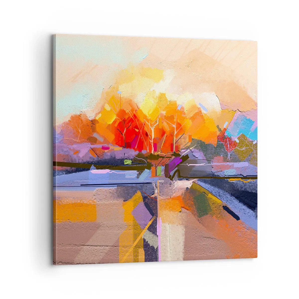 Quadro em tela - O outono chegou - 60x60 cm