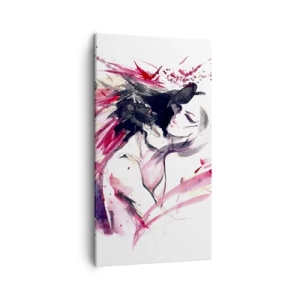 Quadro em tela - Realização amorosa - 45x80 cm