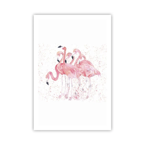 Pôster - Conjunto cor-de-rosa - 61x91 cm